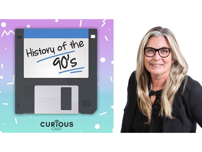 Kathy Kenzora hosts History of the 90’s podcast for Corus’ Curiouscast