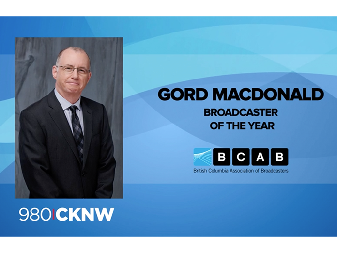 Gord Macdonald named BCAB Broadcaster of the Year
