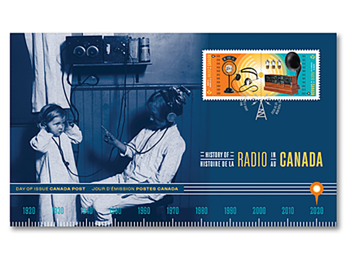 Canada Post issues stamps celebrating history of radio in Canada