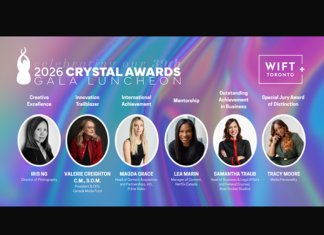 Valerie Creighton and Tracy Moore among WIFT+ Toronto 2026 Crystal Awards honourees Valerie Creighton, Tracy Moore,, Magda Grace