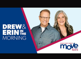 Drew & Erin in the Morning, the morning show duo on Vancouver's Move 103.5