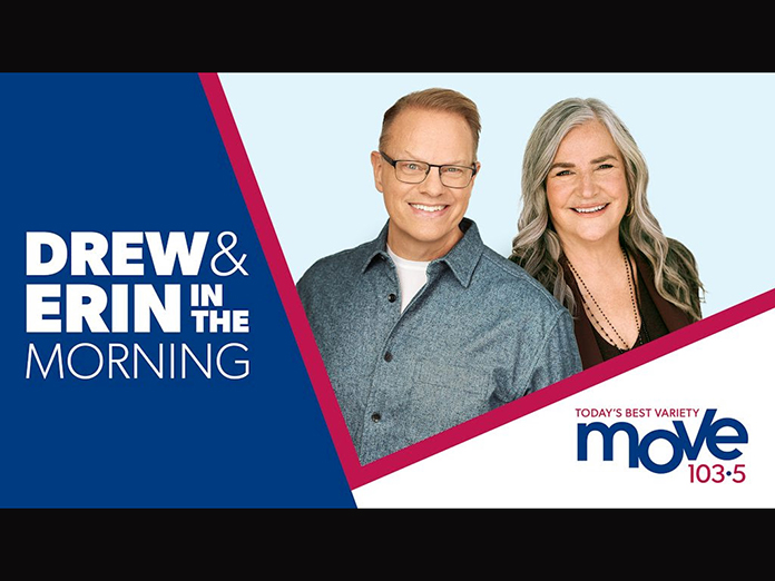 Drew & Erin in the Morning, the morning show duo on Vancouver's Move 103.5